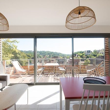 "Le Soleil Levant" Avec Balcon Et Parking Prive, 2 Adultes Et 1 Enfant Sarlat-la-Canéda Eksteriør billede