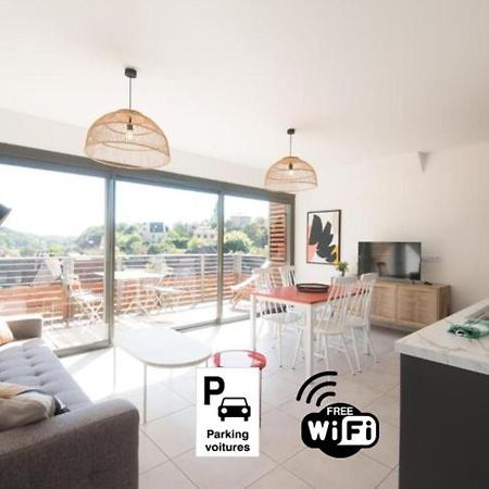 "Le Soleil Levant" Avec Balcon Et Parking Prive, 2 Adultes Et 1 Enfant Sarlat-la-Canéda Eksteriør billede